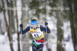 29.01.2023, Les Rousses, France (FRA): Paolo Ventura (ITA) - FIS world cup cross-country, mass, Les Rousses (FRA). www.nordicfocus.com. © Thibaut/NordicFocus. Every downloaded picture is fee-liable.