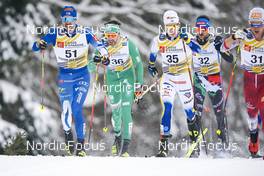 29.01.2023, Les Rousses, France (FRA): Ristomatti Hakola (FIN), Fredrik Andersson (SWE), (l-r)  - FIS world cup cross-country, mass, Les Rousses (FRA). www.nordicfocus.com. © Thibaut/NordicFocus. Every downloaded picture is fee-liable.