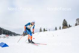 29.01.2023, Les Rousses, France (FRA): Andrew Young (GBR) - FIS world cup cross-country, mass, Les Rousses (FRA). www.nordicfocus.com. © Authamayou/NordicFocus. Every downloaded picture is fee-liable.