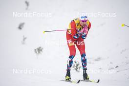 29.01.2023, Les Rousses, France (FRA): Johannes Hoesflot Klaebo (NOR) - FIS world cup cross-country, mass, Les Rousses (FRA). www.nordicfocus.com. © Thibaut/NordicFocus. Every downloaded picture is fee-liable.