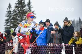 29.01.2023, Les Rousses, France (FRA): Teresa Stadlober (AUT) - FIS world cup cross-country, mass, Les Rousses (FRA). www.nordicfocus.com. © Authamayou/NordicFocus. Every downloaded picture is fee-liable.