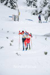 29.01.2023, Les Rousses, France (FRA): Antoine Cyr (CAN) - FIS world cup cross-country, mass, Les Rousses (FRA). www.nordicfocus.com. © Authamayou/NordicFocus. Every downloaded picture is fee-liable.