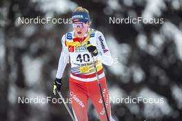 29.01.2023, Les Rousses, France (FRA): Lea Fischer (SUI) - FIS world cup cross-country, mass, Les Rousses (FRA). www.nordicfocus.com. © Thibaut/NordicFocus. Every downloaded picture is fee-liable.
