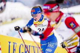 29.01.2023, Les Rousses, France (FRA): Johanna Matintalo (FIN) - FIS world cup cross-country, mass, Les Rousses (FRA). www.nordicfocus.com. © Thibaut/NordicFocus. Every downloaded picture is fee-liable.