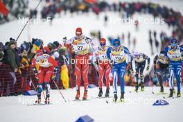 29.01.2023, Les Rousses, France (FRA): Cyril Faehndrich (SUI), Arsi Ruuskanen (FIN), (l-r)  - FIS world cup cross-country, mass, Les Rousses (FRA). www.nordicfocus.com. © Thibaut/NordicFocus. Every downloaded picture is fee-liable.