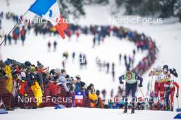 29.01.2023, Les Rousses, France (FRA): Ben Ogden (USA) - FIS world cup cross-country, mass, Les Rousses (FRA). www.nordicfocus.com. © Thibaut/NordicFocus. Every downloaded picture is fee-liable.