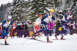 29.01.2023, Les Rousses, France (FRA): Janosch Brugger (GER), Zak Ketterson (USA), (l-r)  - FIS world cup cross-country, mass, Les Rousses (FRA). www.nordicfocus.com. © Thibaut/NordicFocus. Every downloaded picture is fee-liable.