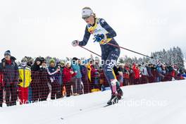 29.01.2023, Les Rousses, France (FRA): Hailey Swirbul (USA) - FIS world cup cross-country, mass, Les Rousses (FRA). www.nordicfocus.com. © Thibaut/NordicFocus. Every downloaded picture is fee-liable.