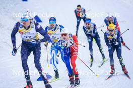 29.01.2023, Les Rousses, France (FRA): Ristomatti Hakola (FIN), Simon Vuillet (FRA), (l-r)  - FIS world cup cross-country, mass, Les Rousses (FRA). www.nordicfocus.com. © Thibaut/NordicFocus. Every downloaded picture is fee-liable.