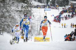29.01.2023, Les Rousses, France (FRA): Eveliina Piippo (FIN), Katerina Janatova (CZE), (l-r)  - FIS world cup cross-country, mass, Les Rousses (FRA). www.nordicfocus.com. © Authamayou/NordicFocus. Every downloaded picture is fee-liable.