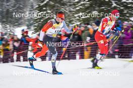 29.01.2023, Les Rousses, France (FRA): Antoine Cyr (CAN) - FIS world cup cross-country, mass, Les Rousses (FRA). www.nordicfocus.com. © Thibaut/NordicFocus. Every downloaded picture is fee-liable.