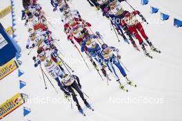 29.01.2023, Les Rousses, France (FRA): Athletes at the start  Feature - FIS world cup cross-country, mass, Les Rousses (FRA). www.nordicfocus.com. © Thibaut/NordicFocus. Every downloaded picture is fee-liable.