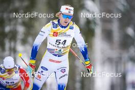 29.01.2023, Les Rousses, France (FRA): Oskar Svensson (SWE) - FIS world cup cross-country, mass, Les Rousses (FRA). www.nordicfocus.com. © Thibaut/NordicFocus. Every downloaded picture is fee-liable.