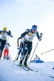 29.01.2023, Les Rousses, France (FRA): Jonas Dobler (GER) - FIS world cup cross-country, mass, Les Rousses (FRA). www.nordicfocus.com. © Authamayou/NordicFocus. Every downloaded picture is fee-liable.