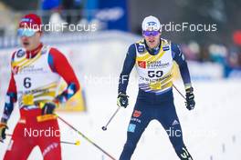 29.01.2023, Les Rousses, France (FRA): Florian Notz (GER) - FIS world cup cross-country, mass, Les Rousses (FRA). www.nordicfocus.com. © Thibaut/NordicFocus. Every downloaded picture is fee-liable.
