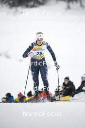 29.01.2023, Les Rousses, France (FRA): Hailey Swirbul (USA) - FIS world cup cross-country, mass, Les Rousses (FRA). www.nordicfocus.com. © Authamayou/NordicFocus. Every downloaded picture is fee-liable.