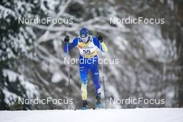 29.01.2023, Les Rousses, France (FRA): Vladislav Kovalyov (KAZ) - FIS world cup cross-country, mass, Les Rousses (FRA). www.nordicfocus.com. © Thibaut/NordicFocus. Every downloaded picture is fee-liable.