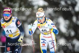 29.01.2023, Les Rousses, France (FRA): Linn Svahn (SWE) - FIS world cup cross-country, mass, Les Rousses (FRA). www.nordicfocus.com. © Thibaut/NordicFocus. Every downloaded picture is fee-liable.