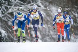 29.01.2023, Les Rousses, France (FRA): Finn O Connell (USA), Adam Fellner (CZE), (l-r)  - FIS world cup cross-country, mass, Les Rousses (FRA). www.nordicfocus.com. © Thibaut/NordicFocus. Every downloaded picture is fee-liable.