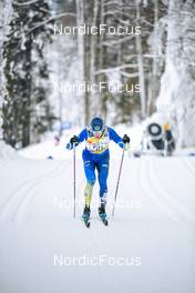 29.01.2023, Les Rousses, France (FRA): Vladislav Kovalyov (KAZ) - FIS world cup cross-country, mass, Les Rousses (FRA). www.nordicfocus.com. © Authamayou/NordicFocus. Every downloaded picture is fee-liable.