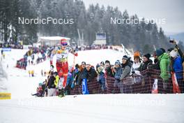 29.01.2023, Les Rousses, France (FRA): Teresa Stadlober (AUT) - FIS world cup cross-country, mass, Les Rousses (FRA). www.nordicfocus.com. © Authamayou/NordicFocus. Every downloaded picture is fee-liable.