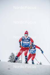 26.01.2023, Les Rousses, France (FRA): Simen Hegstad Krueger (NOR) - FIS world cup cross-country, training, Les Rousses (FRA). www.nordicfocus.com. © Authamayou/NordicFocus. Every downloaded picture is fee-liable.
