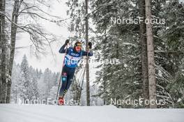 26.01.2023, Les Rousses, France (FRA): Janosch Brugger (GER) - FIS world cup cross-country, training, Les Rousses (FRA). www.nordicfocus.com. © Authamayou/NordicFocus. Every downloaded picture is fee-liable.