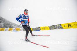 26.01.2023, Les Rousses, France (FRA): Renaud Jay (FRA) - FIS world cup cross-country, training, Les Rousses (FRA). www.nordicfocus.com. © Authamayou/NordicFocus. Every downloaded picture is fee-liable.