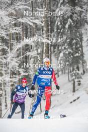 26.01.2023, Les Rousses, France (FRA): Jules Lapierre (FRA) - FIS world cup cross-country, training, Les Rousses (FRA). www.nordicfocus.com. © Authamayou/NordicFocus. Every downloaded picture is fee-liable.