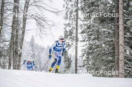 26.01.2023, Les Rousses, France (FRA): William Poromaa (SWE) - FIS world cup cross-country, training, Les Rousses (FRA). www.nordicfocus.com. © Authamayou/NordicFocus. Every downloaded picture is fee-liable.