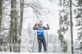 26.01.2023, Les Rousses, France (FRA): Julia Kern (USA) - FIS world cup cross-country, training, Les Rousses (FRA). www.nordicfocus.com. © Authamayou/NordicFocus. Every downloaded picture is fee-liable.