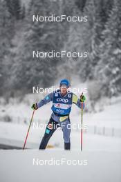 26.01.2023, Les Rousses, France (FRA): Lucas Boegl (GER) - FIS world cup cross-country, training, Les Rousses (FRA). www.nordicfocus.com. © Authamayou/NordicFocus. Every downloaded picture is fee-liable.