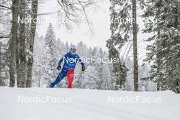 26.01.2023, Les Rousses, France (FRA): Coralie Bentz (FRA) - FIS world cup cross-country, training, Les Rousses (FRA). www.nordicfocus.com. © Authamayou/NordicFocus. Every downloaded picture is fee-liable.
