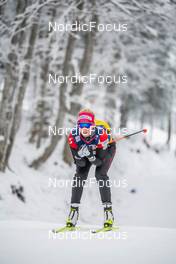 26.01.2023, Les Rousses, France (FRA): Teresa Stadlober (AUT) - FIS world cup cross-country, training, Les Rousses (FRA). www.nordicfocus.com. © Authamayou/NordicFocus. Every downloaded picture is fee-liable.