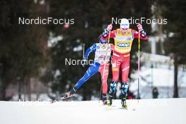 04.02.2023, Toblach, Italy (ITA): Victor Lovera (FRA) - FIS world cup cross-country, 10km, Toblach (ITA). www.nordicfocus.com. © Modica/NordicFocus. Every downloaded picture is fee-liable.