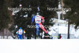 04.02.2023, Toblach, Italy (ITA): Arnaud Chautemps (FRA) - FIS world cup cross-country, 10km, Toblach (ITA). www.nordicfocus.com. © Modica/NordicFocus. Every downloaded picture is fee-liable.