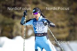 04.02.2023, Toblach, Italy (ITA): Maria Cecilia Dominguez (ARG) - FIS world cup cross-country, 10km, Toblach (ITA). www.nordicfocus.com. © Modica/NordicFocus. Every downloaded picture is fee-liable.