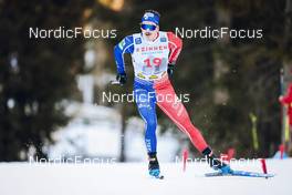 04.02.2023, Toblach, Italy (ITA): Jules Chappaz (FRA) - FIS world cup cross-country, 10km, Toblach (ITA). www.nordicfocus.com. © Modica/NordicFocus. Every downloaded picture is fee-liable.