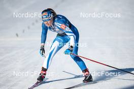 04.02.2023, Toblach, Italy (ITA): Krista Parmakoski (FIN) - FIS world cup cross-country, 10km, Toblach (ITA). www.nordicfocus.com. © Modica/NordicFocus. Every downloaded picture is fee-liable.