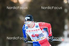 04.02.2023, Toblach, Italy (ITA): Arnaud Chautemps (FRA) - FIS world cup cross-country, 10km, Toblach (ITA). www.nordicfocus.com. © Modica/NordicFocus. Every downloaded picture is fee-liable.