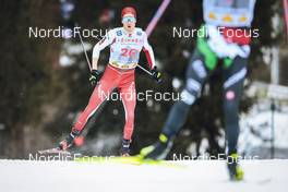 04.02.2023, Toblach, Italy (ITA): Candide Pralong (SUI) - FIS world cup cross-country, 10km, Toblach (ITA). www.nordicfocus.com. © Modica/NordicFocus. Every downloaded picture is fee-liable.