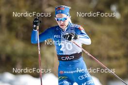 04.02.2023, Toblach, Italy (ITA): Anne Kyllonen (FIN) - FIS world cup cross-country, 10km, Toblach (ITA). www.nordicfocus.com. © Modica/NordicFocus. Every downloaded picture is fee-liable.