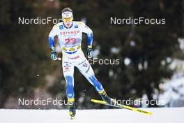 04.02.2023, Toblach, Italy (ITA): Johan Haeggstroem (SWE) - FIS world cup cross-country, 10km, Toblach (ITA). www.nordicfocus.com. © Modica/NordicFocus. Every downloaded picture is fee-liable.