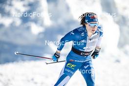 04.02.2023, Toblach, Italy (ITA): Krista Parmakoski (FIN) - FIS world cup cross-country, 10km, Toblach (ITA). www.nordicfocus.com. © Modica/NordicFocus. Every downloaded picture is fee-liable.