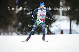 04.02.2023, Toblach, Italy (ITA): Giuseppe Montello (ITA) - FIS world cup cross-country, 10km, Toblach (ITA). www.nordicfocus.com. © Modica/NordicFocus. Every downloaded picture is fee-liable.