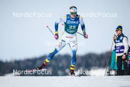 03.02.2023, Toblach, Italy (ITA): Edvin Anger (SWE) - FIS world cup cross-country, individual sprint, Toblach (ITA). www.nordicfocus.com. © Modica/NordicFocus. Every downloaded picture is fee-liable.