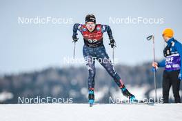 03.02.2023, Toblach, Italy (ITA): Alayna Sonnesyn (USA) - FIS world cup cross-country, individual sprint, Toblach (ITA). www.nordicfocus.com. © Modica/NordicFocus. Every downloaded picture is fee-liable.