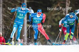 03.02.2023, Toblach, Italy (ITA): Richard Jouve (FRA) - FIS world cup cross-country, individual sprint, Toblach (ITA). www.nordicfocus.com. © Modica/NordicFocus. Every downloaded picture is fee-liable.