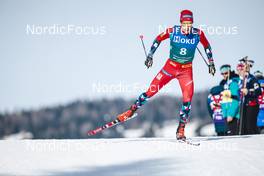 03.02.2023, Toblach, Italy (ITA): Harald Oestberg Amundsen (NOR) - FIS world cup cross-country, individual sprint, Toblach (ITA). www.nordicfocus.com. © Modica/NordicFocus. Every downloaded picture is fee-liable.