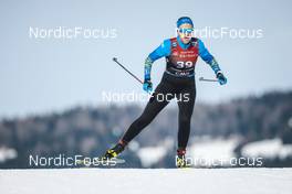 03.02.2023, Toblach, Italy (ITA): Kseniya Shalygina (KAZ) - FIS world cup cross-country, individual sprint, Toblach (ITA). www.nordicfocus.com. © Modica/NordicFocus. Every downloaded picture is fee-liable.